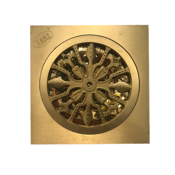  Nắp cống phễu thoát sàn ngăn côn trùng, rác thải, ngăn mùi hôi bằng đồng - HL40104 