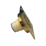  Nắp cống phễu thoát sàn thoát nước thải, ngăn côn trùng, rác thải, chặn mùi hôi bằng đồng - HL50014 