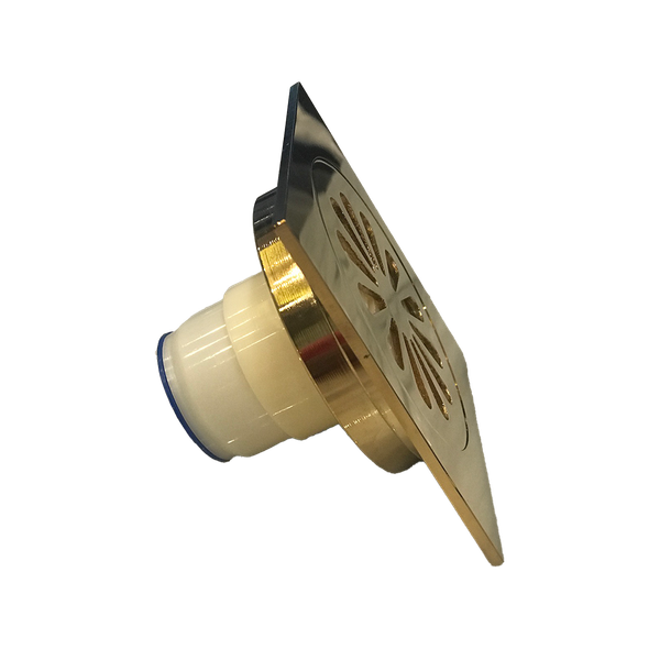  Nắp cống phễu thoát sàn thoát nước thải, ngăn côn trùng, rác thải, chặn mùi hôi bằng đồng - HL50014 