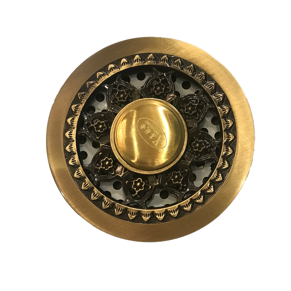  Nắp cống thoát sàn hình tròn thoát nước thải, ngăn côn trùng, rác thải, mùi hôi bằng đồng - HL51206 