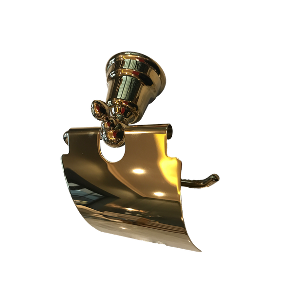  Móc treo giấy vệ sinh có nắp che bằng đồng cổ điển - HY1910T 