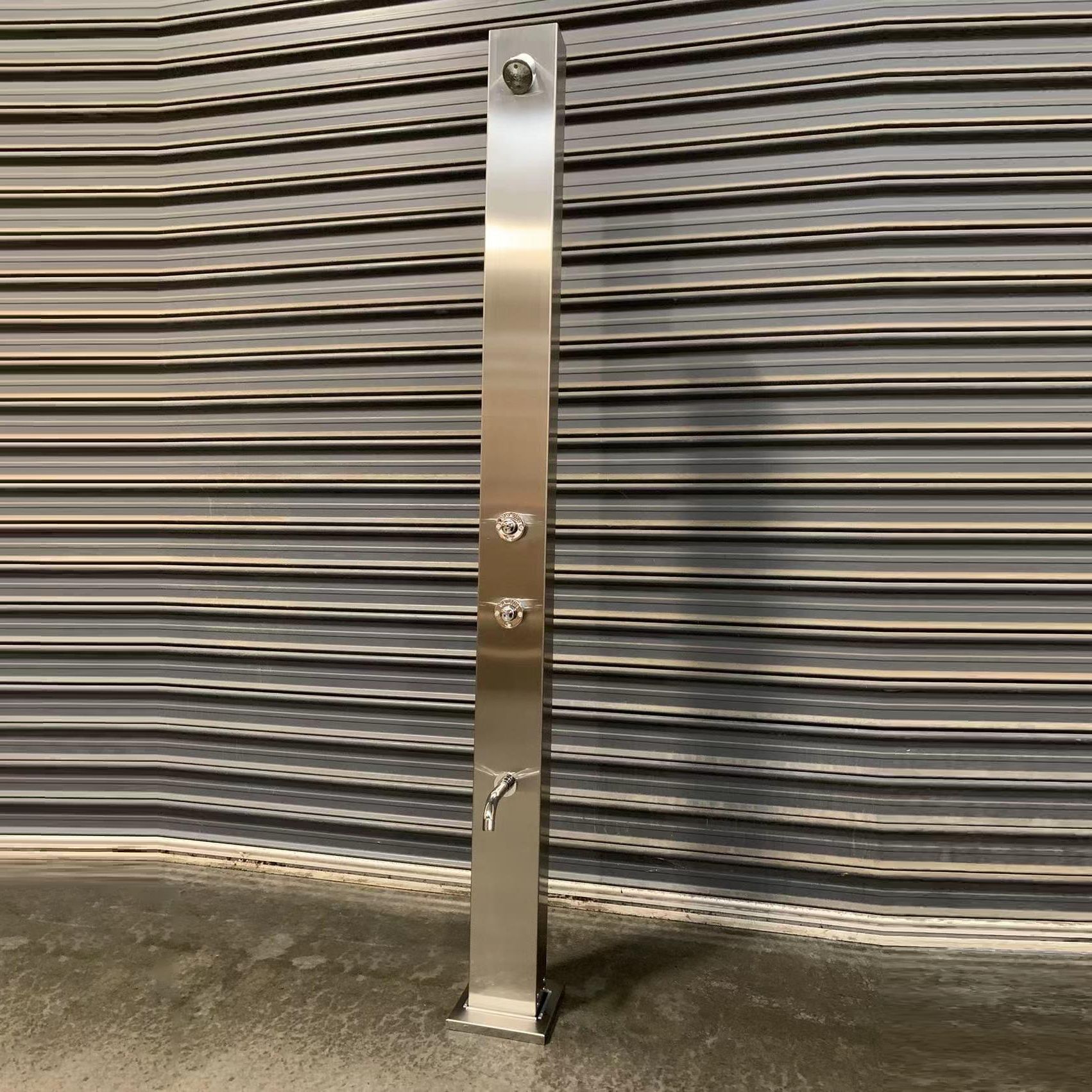  Sen cây ngoài trời tự tắt nước chỉ nước lạnh 316 marine grade stainless steel - Hybodi 