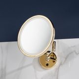  Gương trang điểm treo tường Ø24cm Intemporel Gold 