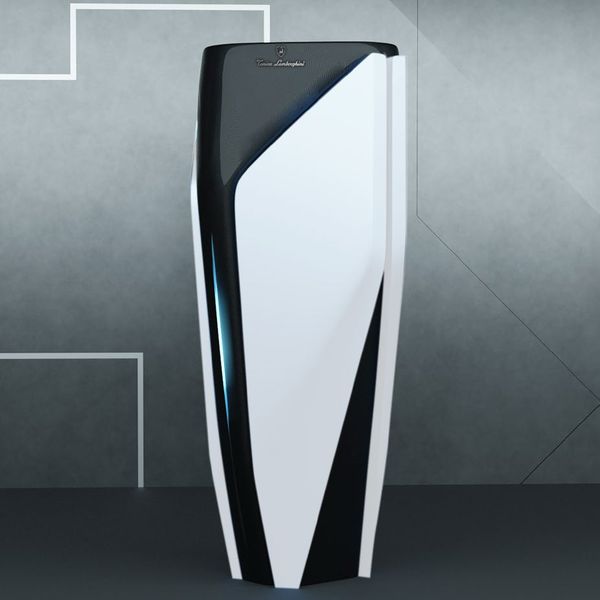  Chậu Lavabo Chân Dài Phong Cách Lamborghini Black Mat - White Mat 