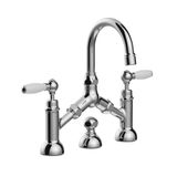  Vòi chậu lavabo cổ điển 2 lỗ bằng đồng Italica Leve - 3215-351 