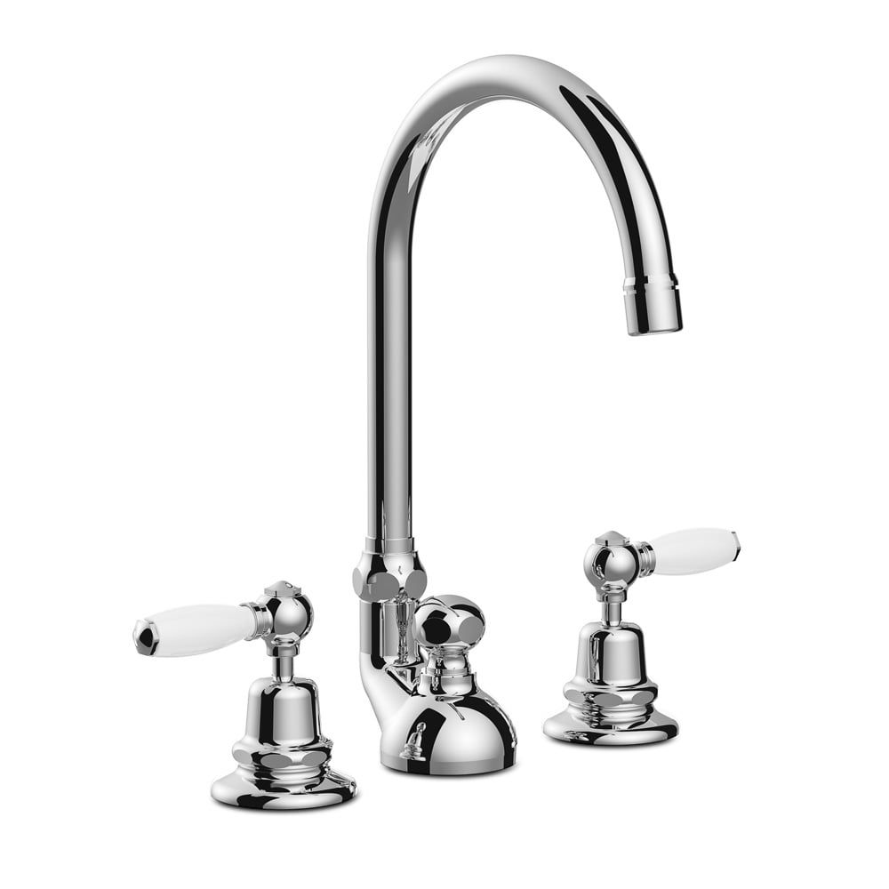  Vòi chậu lavabo cổ điển cao 305mm bằng đồng Italica Leve - 3226 