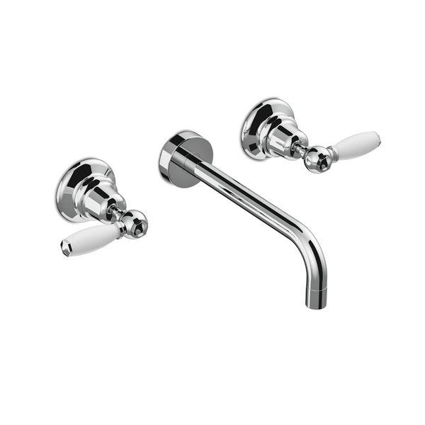  Vòi chậu lavabo cổ điển gắn tường bằng đồng Italica Leve - 3863 