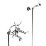  Vòi bồn tắm gắn tường có sen cầm tay cổ điển bằng đồng Italica Leve - 3274-305-6 