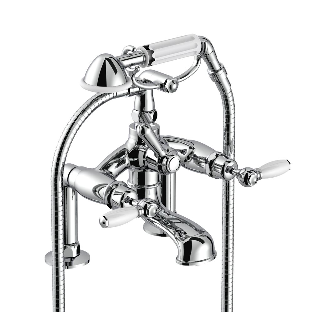  Vòi bồn tắm có sen cầm tay cổ điển bằng đồng Italica Leve - 3274RG306 