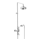  Sen cây điều chỉnh nhiệt độ bát sen Ø220mm với vòi sen cầm tay cổ điển bằng đồng Italica Leve - IS3284-33-220 