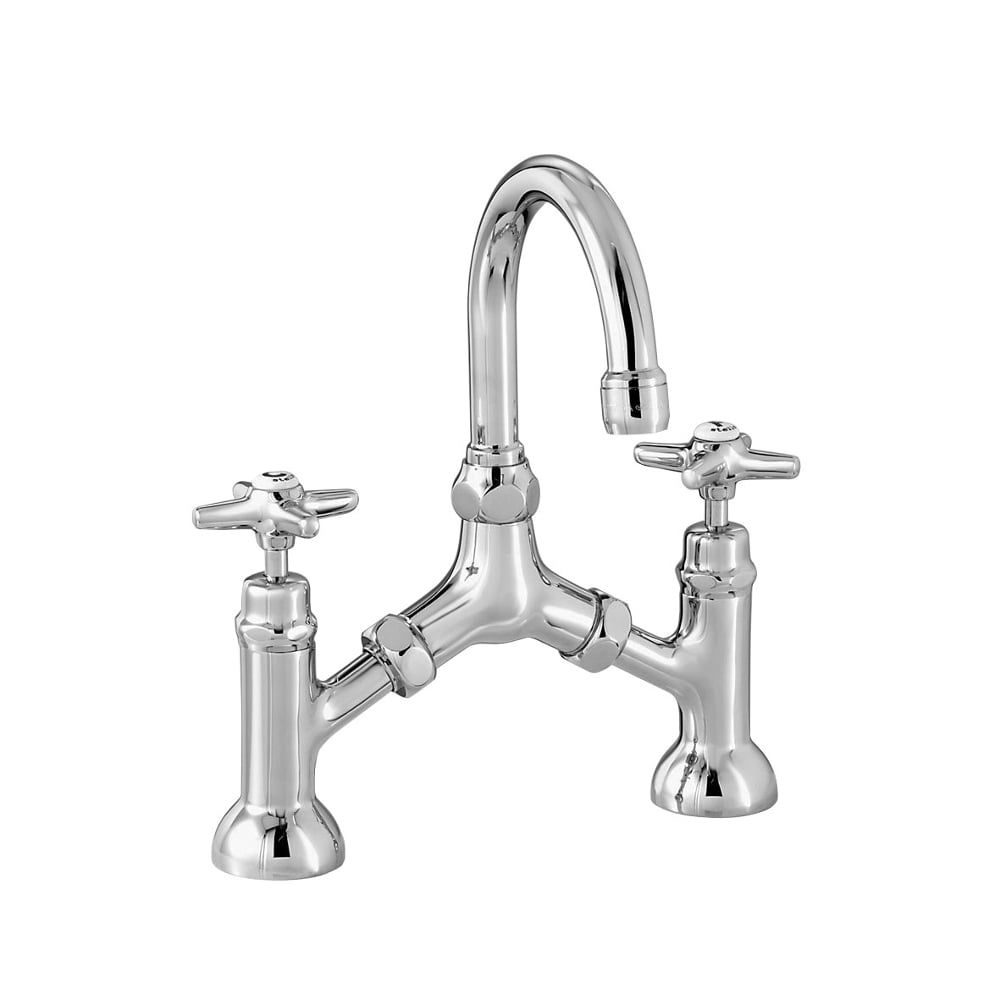  Vòi chậu lavabo cổ điển 2 lỗ bằng đồng Italica - 3215 