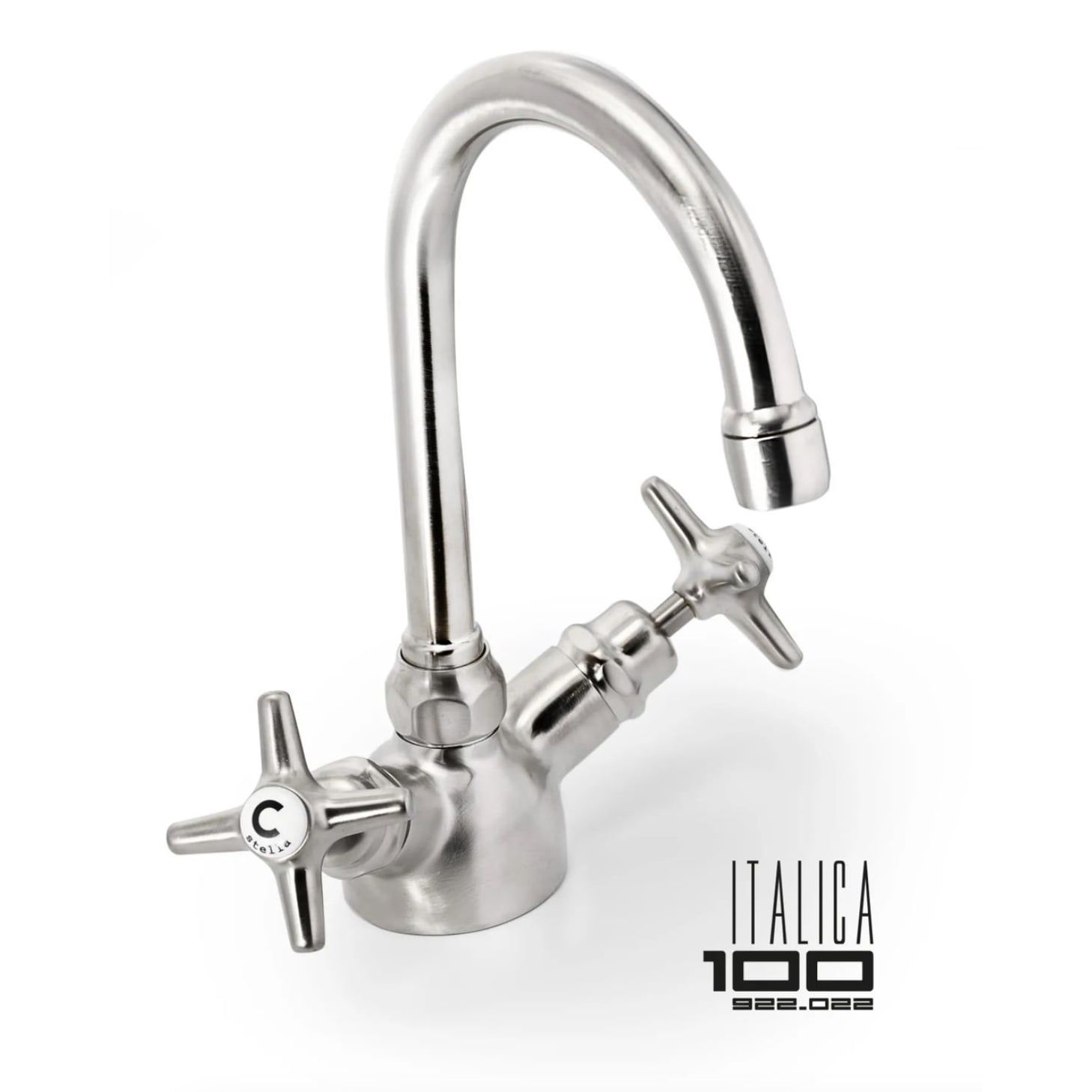  Vòi chậu lavabo cổ điển bằng đồng Italica - 3216 