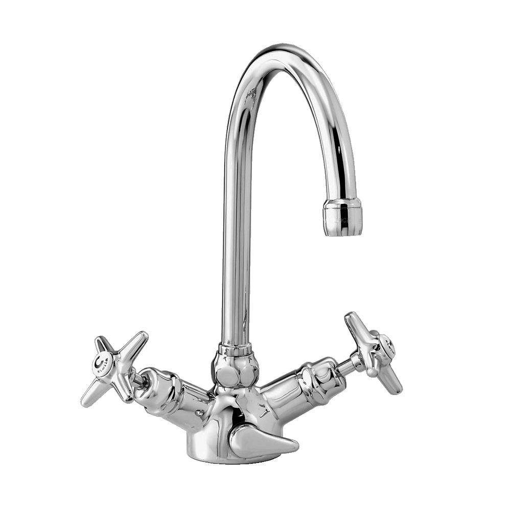  Vòi chậu lavabo cổ điển cao 290mm bằng đồng Italica - 3217P 