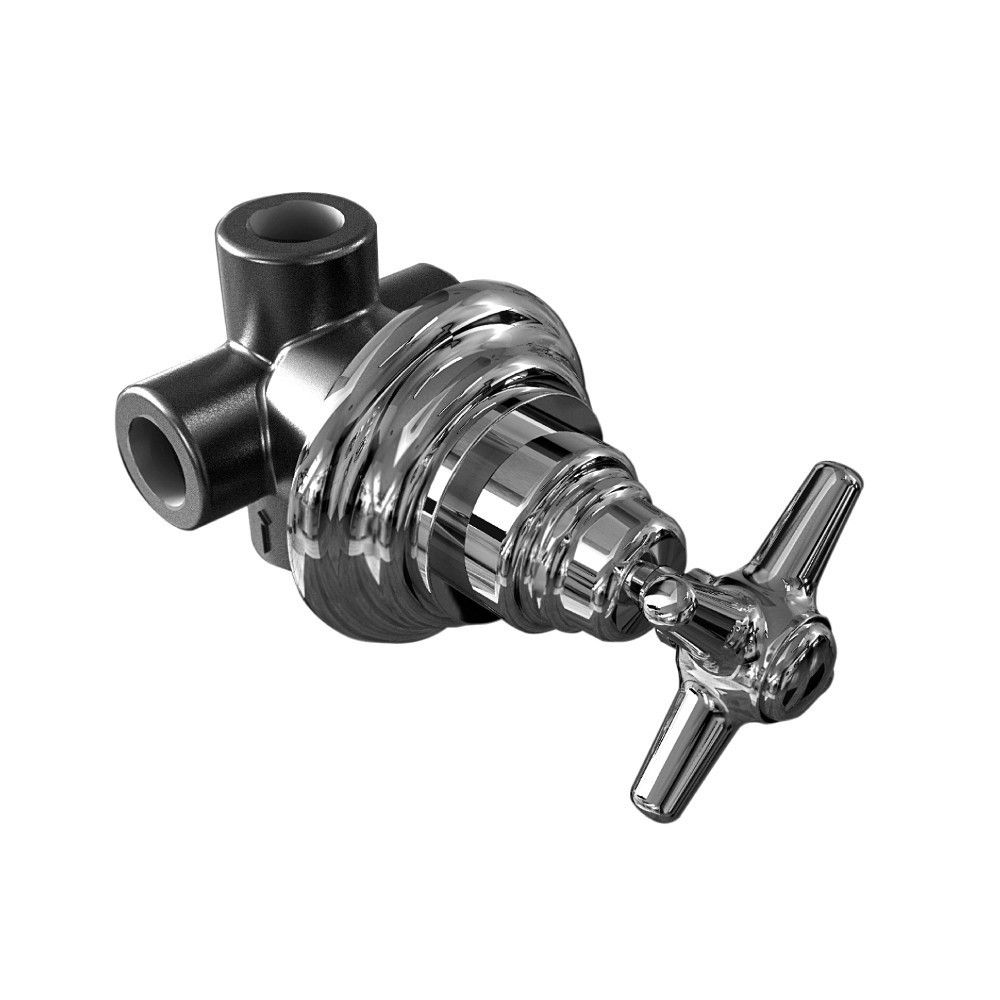  Shower Kit - Valve hai đầu ra gắn tường cổ điển bằng đồng Italica - 0/153 