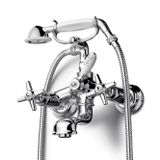  Vòi bồn tắm gắn tường có sen cầm tay cổ điển bằng đồng Italica - 3274-306 