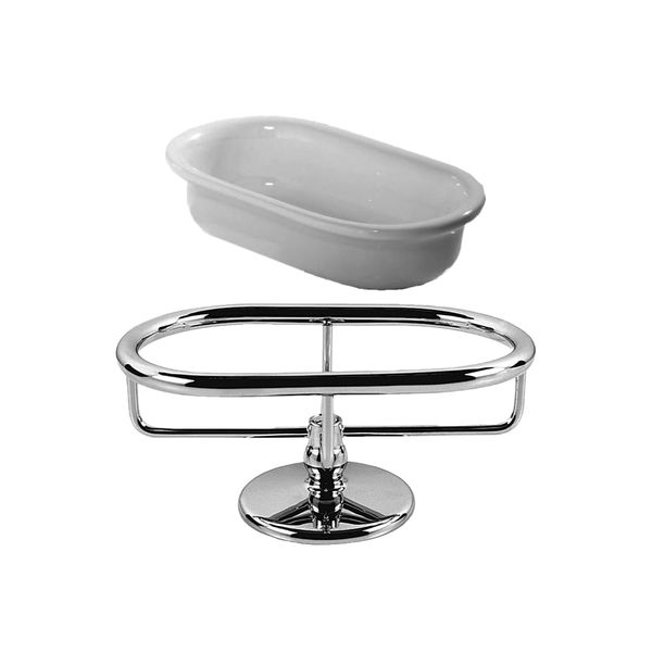  Đĩa đựng xà bông tắm để bàn phòng tắm cổ điển Italica - 1024-P022 