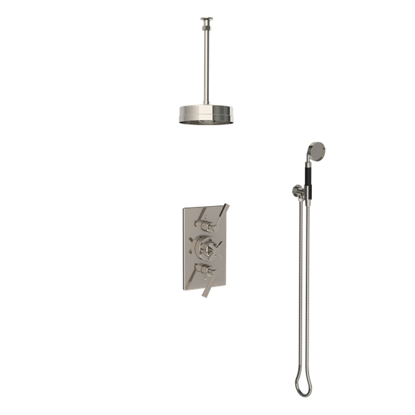  Vòi sen âm trần điều chỉnh nhiệt độ bát sen Ø200mm 1935 Janey Mac - JM-Shower-02 