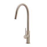  Vòi bếp rửa chén bát cao 442mm đầu vòi kéo ra bằng đồng MChampagne - K17CH 