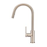  Vòi bếp rửa chén bát cao 442mm đầu vòi kéo ra bằng đồng MChampagne - K17CH 