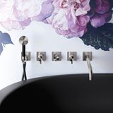  Sen cầm tay gắn tường phong cách spa Radomonte Wellness stainless steel - K21 
