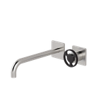  Vòi chậu lavabo gắn tường 2 lỗ dài 250mm bằng stainless steel Kàto - KAN19 