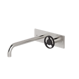  Vòi chậu lavabo gắn tường 2 lỗ dài 250mm bằng stainless steel Kàto - KAN22 