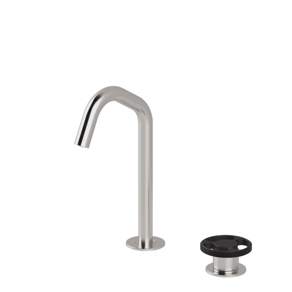  Vòi chậu lavabo xoay 2 lỗ cao 240mm bằng stainless steel Kàto - KAN33 