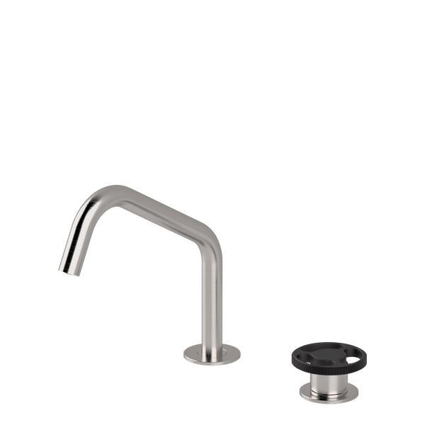  Vòi chậu lavabo xoay 2 lỗ cao 200mm bằng stainless steel Kàto - KAN37 