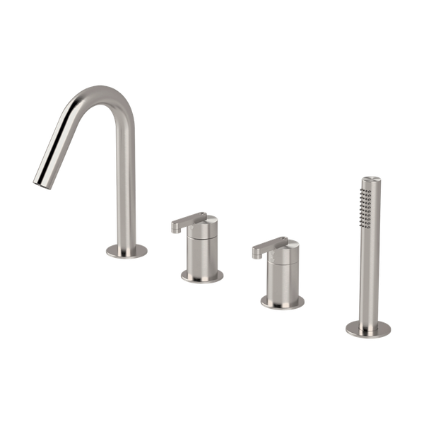  Vòi bồn tắm 4 lỗ gắn thành bằng stainless steel Kira - KIR16 