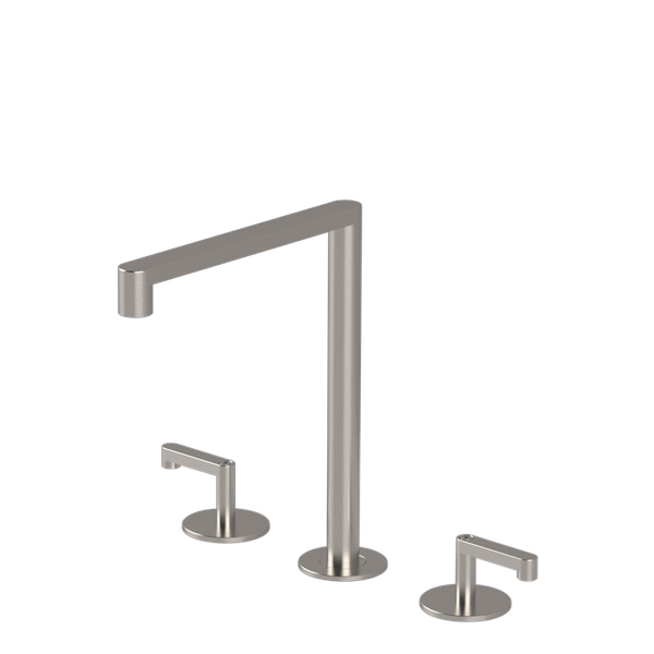  Vòi chậu lavabo xoay 3 lỗ cao 230mm bằng stainless steel Kira - KIR25 