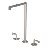  Vòi chậu lavabo xoay 3 lỗ cao 330mm bằng stainless steel Kira - KIR26 