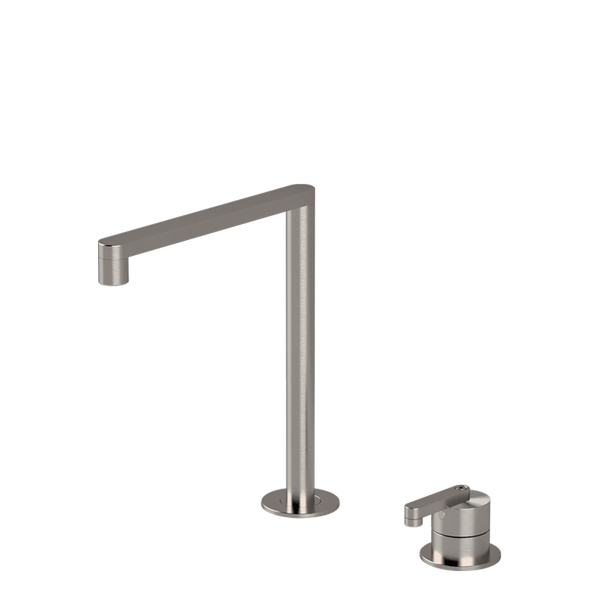  Vòi chậu lavabo xoay 2 lỗ cao 230mm bằng stainless steel Kira - KIR32 