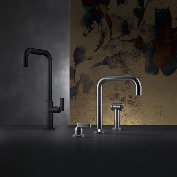  Vòi bếp rửa chén bát 3 lỗ bằng đồng Koè - KT37 