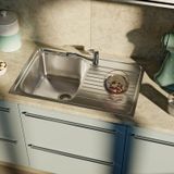  Chậu rửa chén bát stainless steel 1 hố KSGW79 
