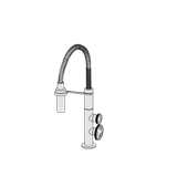  Vòi bếp rửa chén bát bằng đồng Tibò - KT33R 