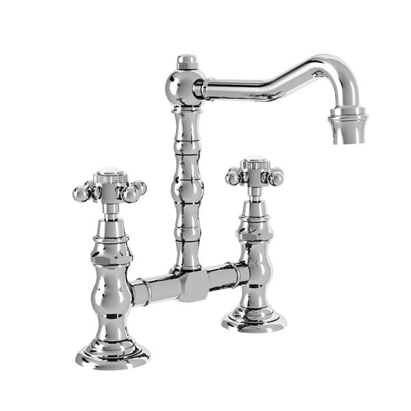  Vòi chậu lavabo 2 lỗ bằng đồng Thétis Cross Handles - M02-1102 