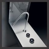  Vòi chậu lavabo xoay 3 lỗ cao 350mm bằng stainless steel Mirò - MIR24 
