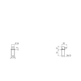  Van trộn vòi chậu lavabo bằng đồng Minimè - MME25 