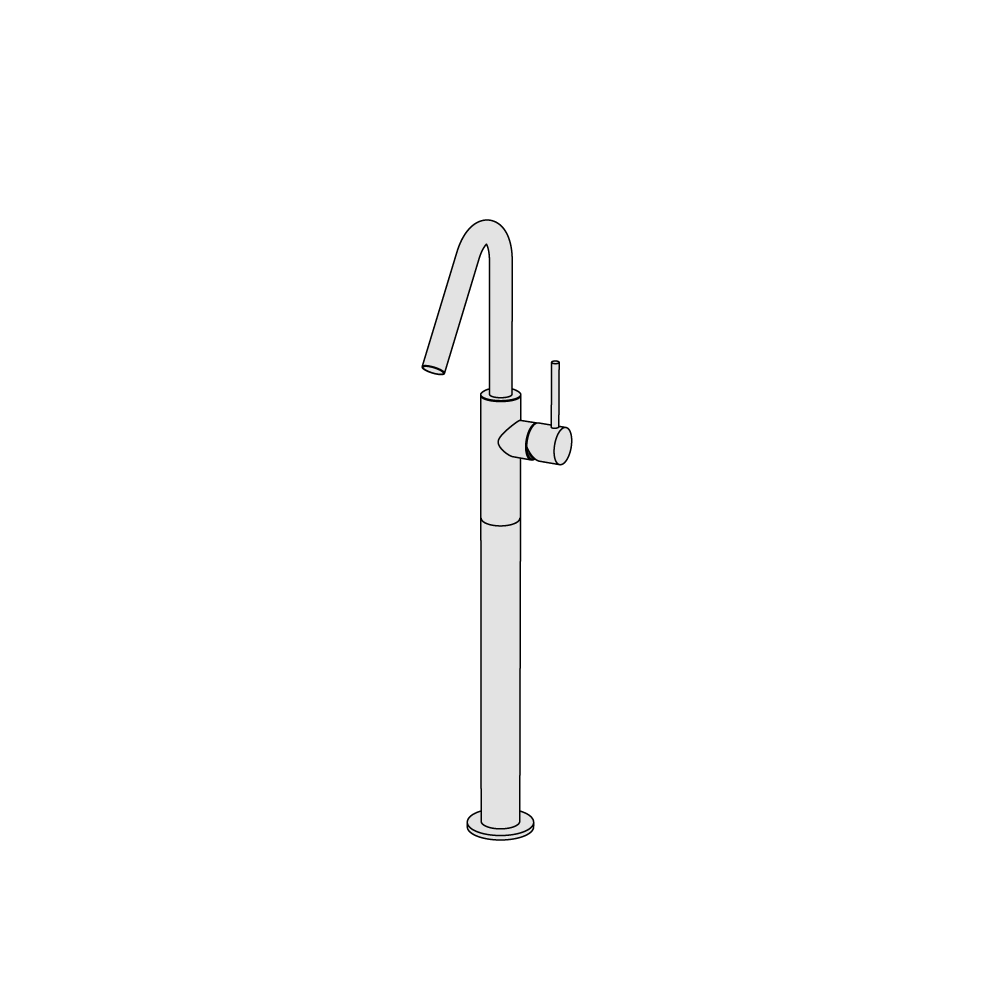  Vòi chậu lavabo cao 520mm bằng đồng Minimè - MME52 