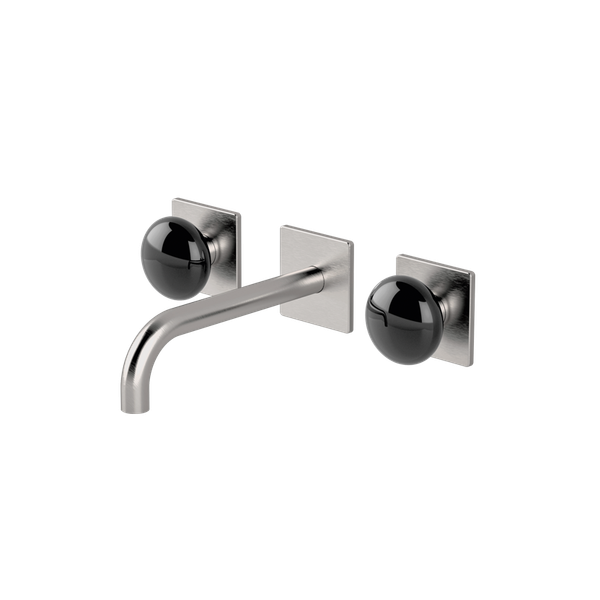  Vòi chậu lavabo gắn tường 3 lỗ dài 190mm bằng stainless steel Mirò - MRN28 