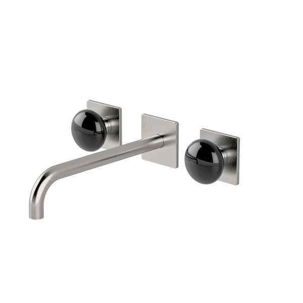  Vòi chậu lavabo gắn tường 3 lỗ dài 250mm bằng stainless steel Mirò - MRN29 