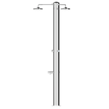  Sen cây ngoài trời 3 tay sen tự động tắt nước bằng stainless steel 316BA - Mul-3 