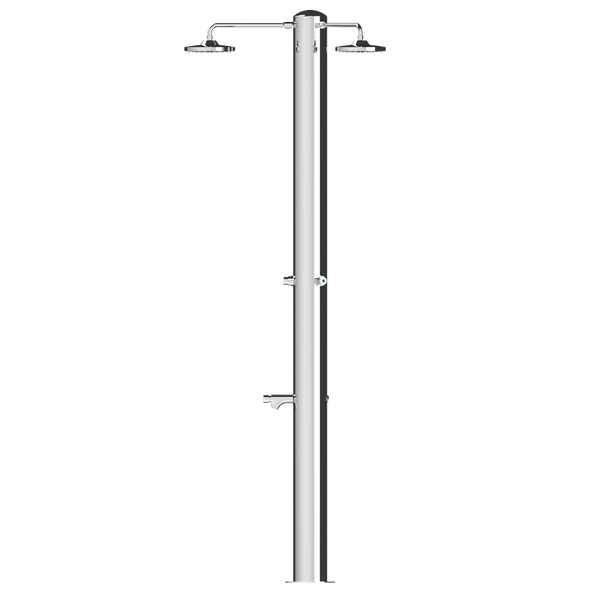  Sen cây ngoài trời 3 tay sen tự động tắt nước bằng stainless steel 316BA - Mul-3 