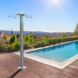  Sen cây ngoài trời 4 tay sen tự động tắt nước bằng stainless steel 316BA - Mul-4 