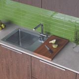  Chậu rửa chén bát stainless steel 1 hố MZU78LB 
