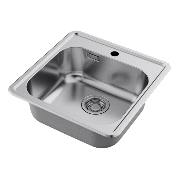  Chậu rửa chén bát stainless steel 1 hố NTR48 