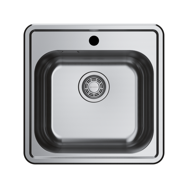  Chậu rửa chén bát stainless steel 1 hố NTR48 