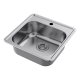  Chậu rửa chén bát stainless steel 1 hố NTR48 