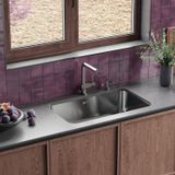  Chậu rửa chén bát stainless steel 1 hố OMI76 