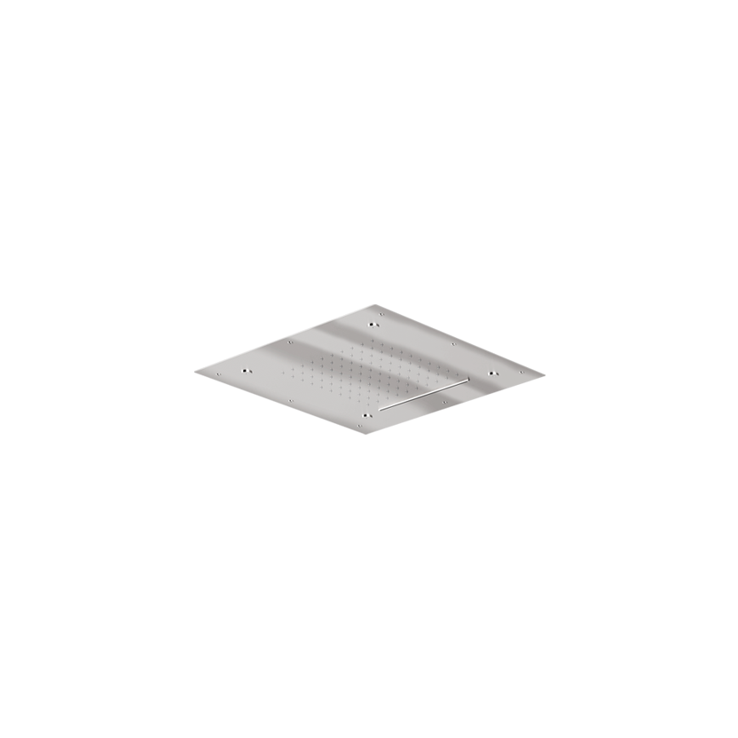  Bát sen âm trần hình vuông 500x500 mm 03 chức năng phong cách spa Radomonte Wellness stainless steel - PIA15 